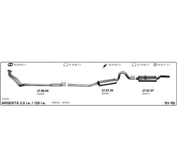 Výfukový systém IMASAF 524000002