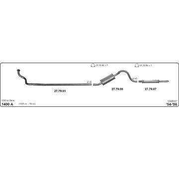 Výfukový systém IMASAF 524000457