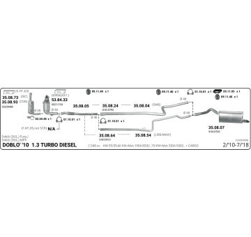 Výfukový systém IMASAF 524000498