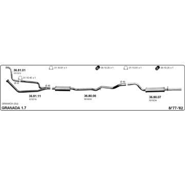 Výfukový systém IMASAF 525000221