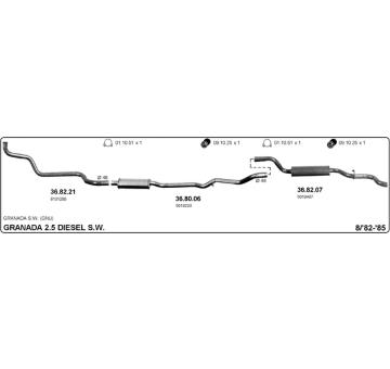 Výfukový systém IMASAF 525000228