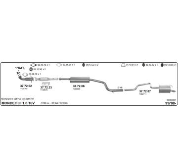 Výfukový systém IMASAF 525000237