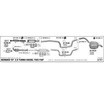 Výfukový systém IMASAF 525000363