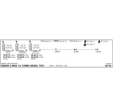 Výfukový systém IMASAF 525000400