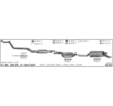 Výfukový systém IMASAF 553000092