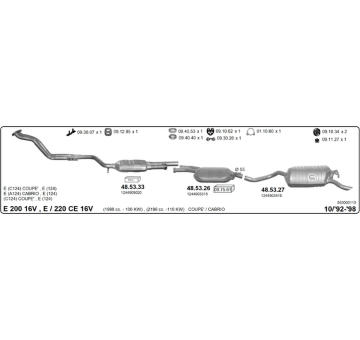 Výfukový systém IMASAF 553000110