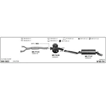 Výfukový systém IMASAF 553000125
