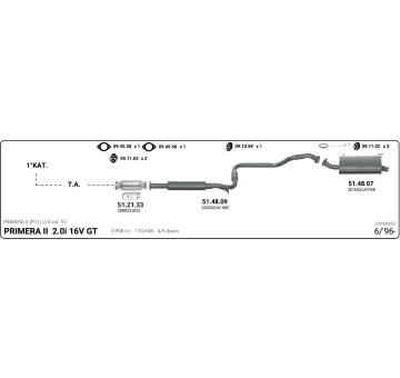 Výfukový systém IMASAF 558000053