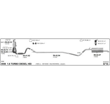 Výfukový systém IMASAF 563000330