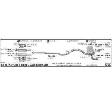 Výfukový systém IMASAF 586000105