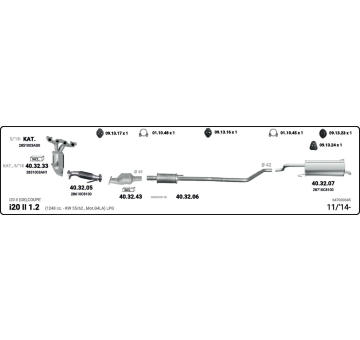 Výfukový systém IMASAF 647000045