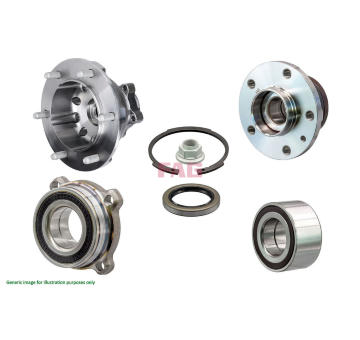Sada ložisek kol Schaeffler FAG 713 6217 10