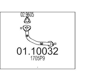 Výfuková trubka MTS 01.10032