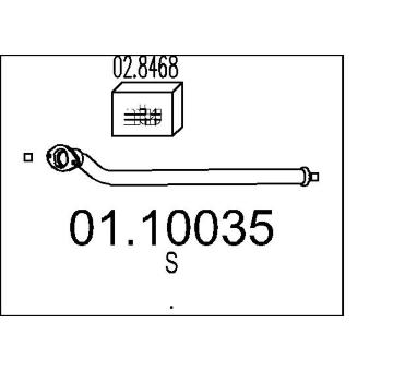 Výfuková trubka MTS 01.10035