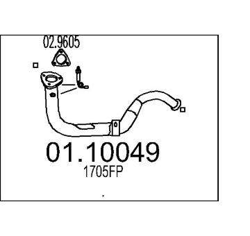 Výfuková trubka MTS 01.10049