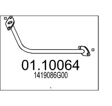 Výfuková trubka MTS 01.10064