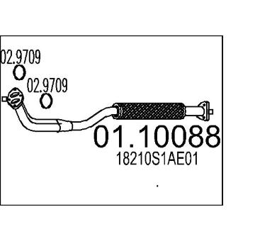 Výfuková trubka MTS 01.10088