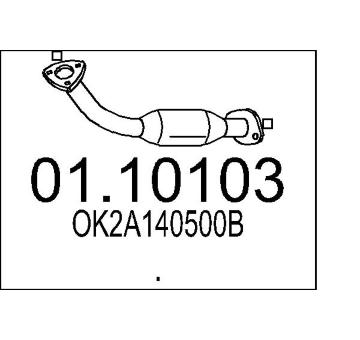 Výfuková trubka MTS 01.10103