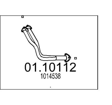 Výfuková trubka MTS 01.10112