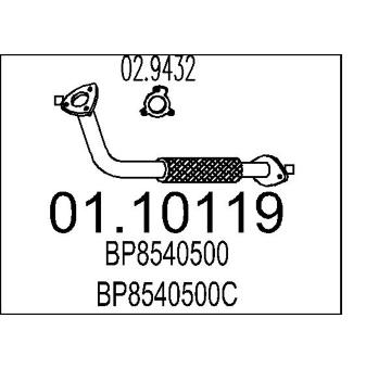 Výfuková trubka MTS 01.10119
