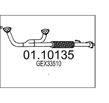 Výfuková trubka MTS 01.10135