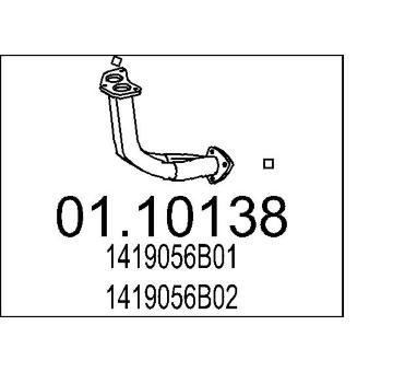 Výfuková trubka MTS 01.10138