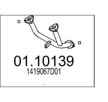 Výfuková trubka MTS 01.10139