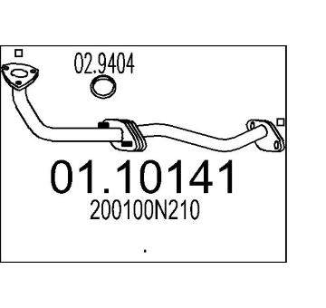 Výfuková trubka MTS 01.10141