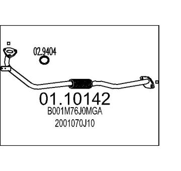 Výfuková trubka MTS 01.10142