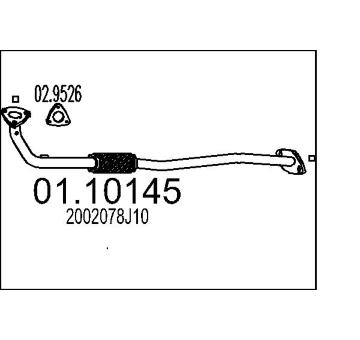 Výfuková trubka MTS 01.10145