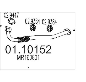 Výfuková trubka MTS 01.10152