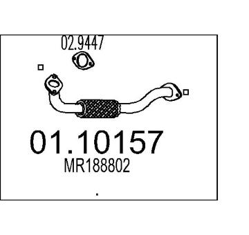 Výfuková trubka MTS 01.10157