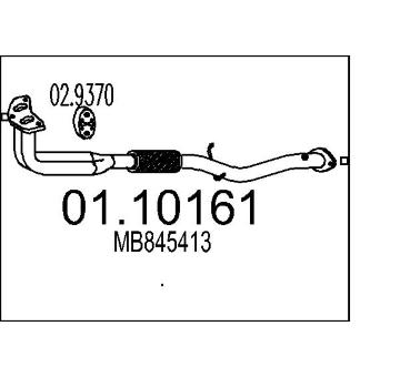 Výfuková trubka MTS 01.10161