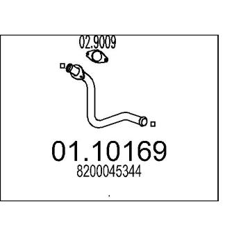 Výfuková trubka MTS 01.10169
