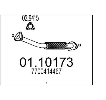 Výfuková trubka MTS 01.10173