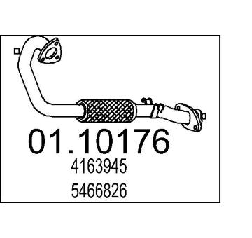 Výfuková trubka MTS 01.10176