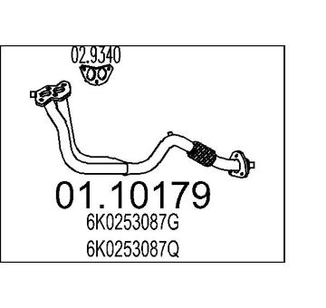 Výfuková trubka MTS 01.10179