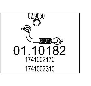 Výfuková trubka MTS 01.10182