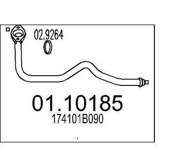 Výfuková trubka MTS 01.10185