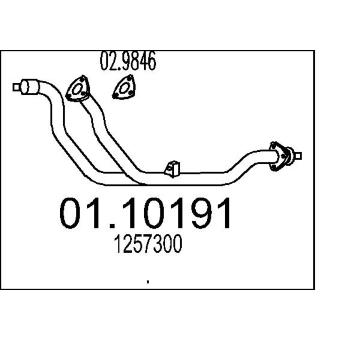Výfuková trubka MTS 01.10191