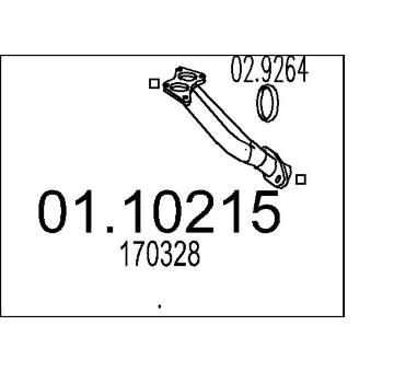 Výfuková trubka MTS 01.10215