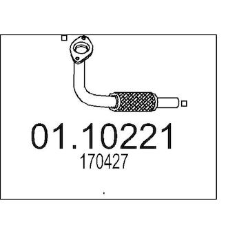 Výfuková trubka MTS 01.10221
