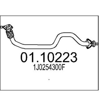 Výfuková trubka MTS 01.10223