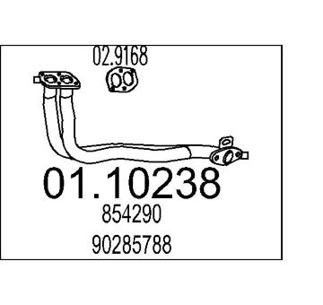 Výfuková trubka MTS 01.10238