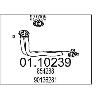 Výfuková trubka MTS 01.10239