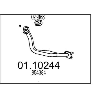 Výfuková trubka MTS 01.10244