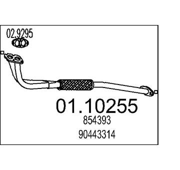 Výfuková trubka MTS 01.10255