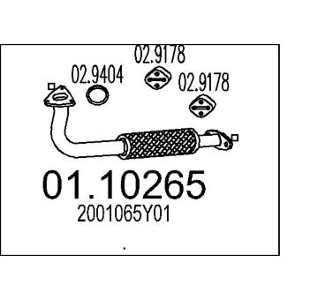 Výfuková trubka MTS 01.10265