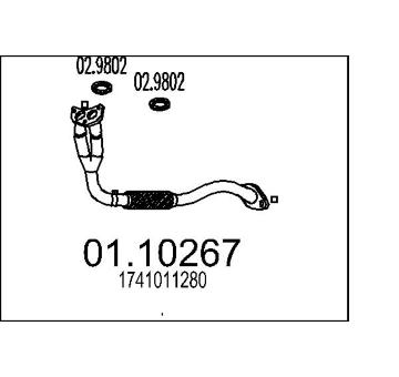 Výfuková trubka MTS 01.10267