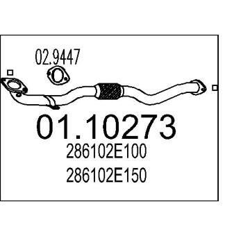 Výfuková trubka MTS 01.10273